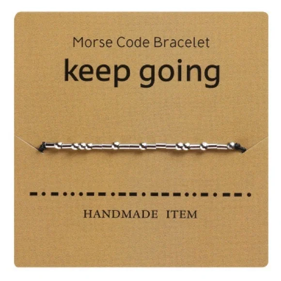 🎁🎁2/$18 Free with a min $50. 2/$20 Morse code bracelet - Picture 10 of 13